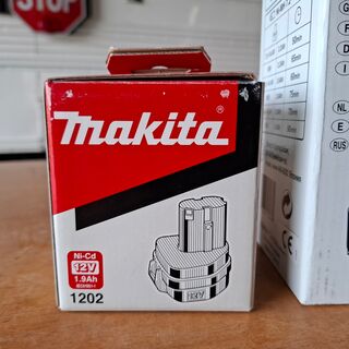 Accu met lader Makita, 12V 1.9Ah