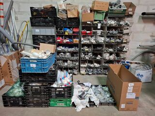 Partij diverse installatiemateriaal