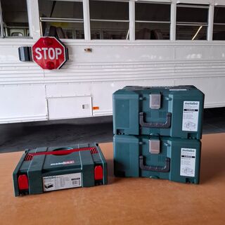 3x Diverse opbergkoffer Metabo