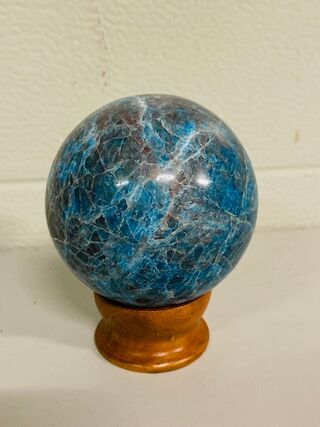 Apatiet blauw bol