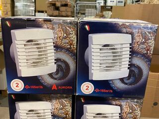 6x Badkamerventilator  Ø120mm, Aurora