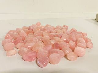 3 kilo Rozenkwarts trommelstenen (XXL)