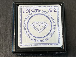 Diamant – 1.01 carat echte natuurlijke briljant geslepen diamant