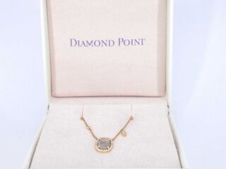 Gouden halsketting met diamanten