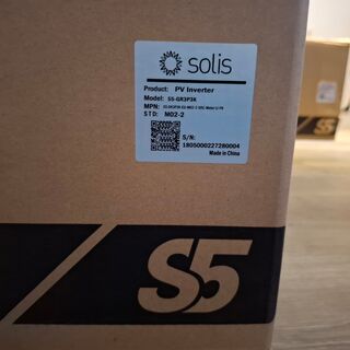 PV inverter Solis, S5-GR3P3K