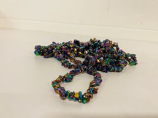 Ca. 20x Hematiet aura armbanden