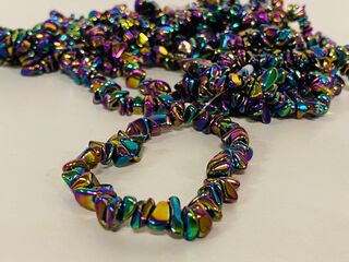 Ca. 20x Hematiet aura armbanden