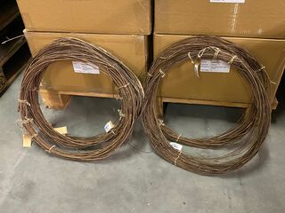 Ca. 10x Dozen a 12 stuks natuurlijke kransen