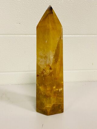 Limoniet/Bergkristal obelisk