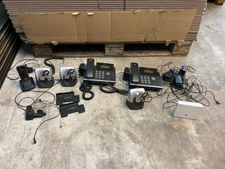 Telefooncentrale Yealink SIP-T41P met headsets