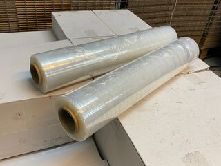 Ca. 72x Rollen handwikkelfolie, transparant