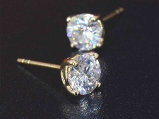 Gouden diamanten oorbellen van 2.00 carat