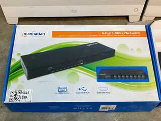 2x Switch en Beeldscherm, Cisco Webex DX80, HDMI KVM