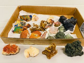 Ca. 30x Mineralen divers uit Marokko