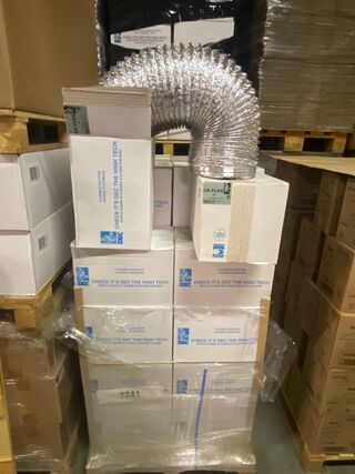 Ca. 12x Dozen flexibele slang CE-FLEX 254mm