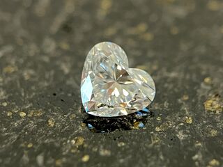 Diamant – 1.00 carat echte natuurlijke hart geslepen diamant (GIA gece