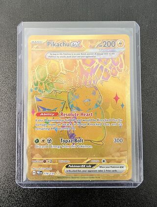 Golden Pikachu ex – Prismatic Evolutions – Pokémon-kaart