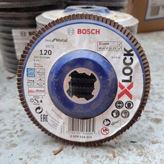 5x 10 stuks Lamellenschijf Bosch, 125×22,23mm | 120