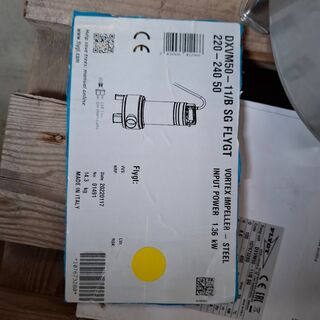 Dompelpomp Flygt, DXVM50-11/B SG , bouwjaar 2022