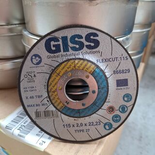 24 doos a 10 stuks Doorslijpschijf Giss, 115×2,0x22,23