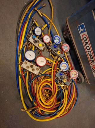 Diverse metersets o.a. tbv airco