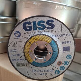 36 doos a 10 stuks Doorslijpschijf Giss, 115×2,0x22,23