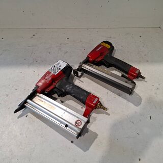2x Pneumatisch nietpistool, Haubold, PN 5030 L/B en SKN 50 L/16-I