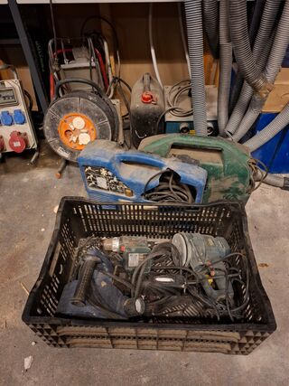 Partij gereedschap o.a. Bosch, Metabo