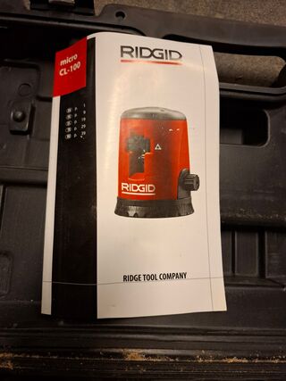 Kruislijnlaser Ridgid, CL-100