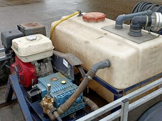 hogedruk-riool reinigings- spuitunit, Honda GX270 9.0hp motor