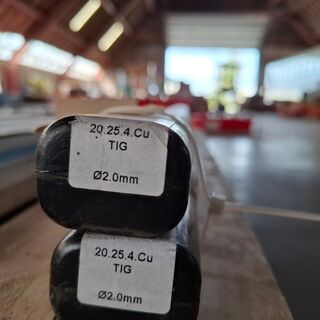 2x koker a 5 kilo TIG laselektrode Lincoln, 20.25.4Cu TIG