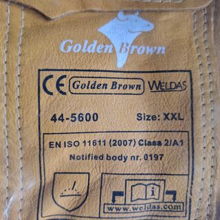 Lastuinbroek, maat XXL Golden Brown, 44-5600