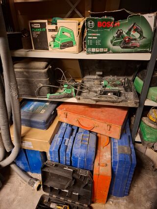 Partij gereedschap, O.a. DeWalt, Bosch, Hitachi
