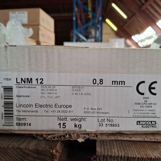 Rol mig/mag lasdraad Lincoln, LNM 12 | 580914