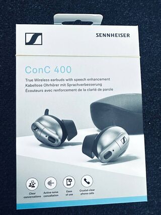 Earbuds, Sennheiser, ConC 400, Grijs / Chroom