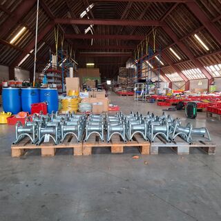 32x Stalen kabelroller Katimex, 105061 | Erdkabelrolle , bouwjaar 2015