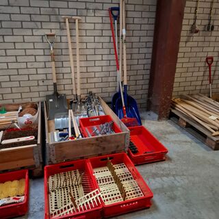 Assortiment tuinbenodigdheden