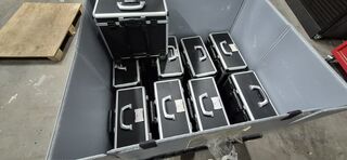9 x Gereedschapskoffer, 70 x koeltas, inclusief palletbox, Ahrend, Zwa