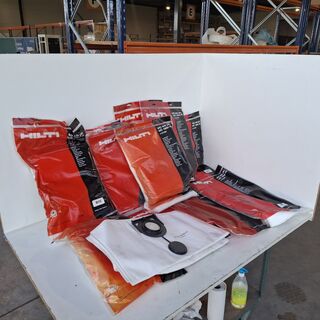 Ca. 66x Stoffilterzakken, Hilti
