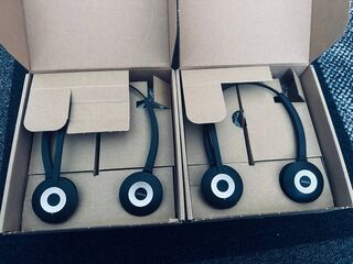 2x Headset, Jabra, Pro 920 Duo, Zwart