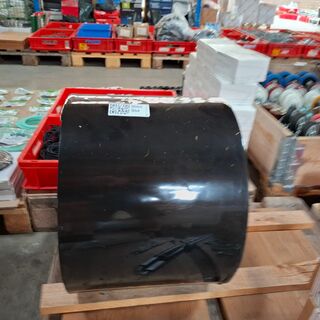 Oranje laslamellen/lasgordijn 300x2x50000mm