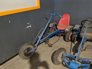 5x Skelter met 3x aanhanger O.a. Berg