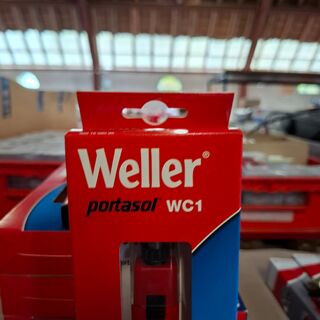 Ca. 10x Gassoldeerbout, Weller, Portasol WC1