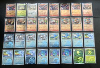 Ca. 250x Speciale reverse holo Gem Pack 1, 2, 3, 4, 5, 6 Pokémon-kaart