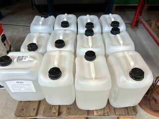 12x Flacon massageolie afwasbaar geurloos