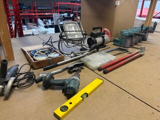 Partij elektrisch gereedschap en handgereedschap W.o. Makita, AEG, Hil