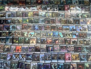 Ca. 250x Speciale glimmende (foil) Magic The Gathering kaarten