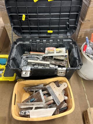 Partij stukadoorsgereedschap