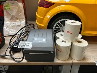 Labelprinter inclusief labelrollen Zebra, ZD220