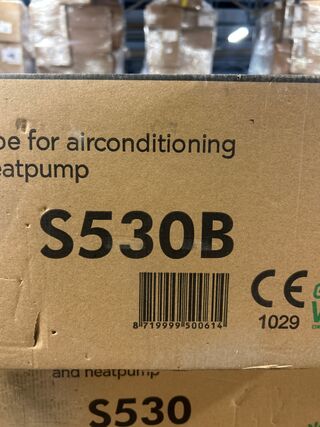 4x Geïsoleerde koperen leidingenset voor airconditioning en warmtepomp